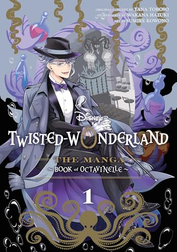 Manga cover featuring a man in a suit and hat with octopus-themed accents.