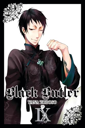 Black Butler volume 9 cover featuring a young man in dark clothing.