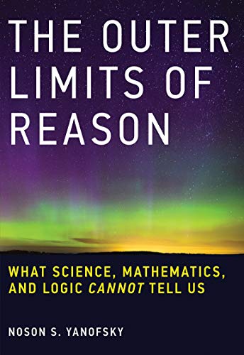 Book cover: "The Outer Limits of Reason" with a colorful, nebulous background.