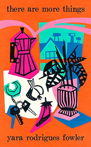 Book cover with colorful, geometric illustrations of household objects and buildings.