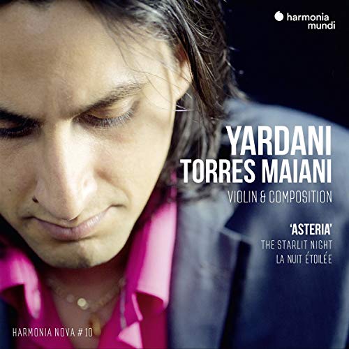 CD cover featuring a close-up portrait of violinist Yardani Torres Maiani.
