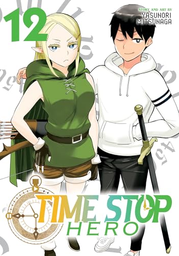 Time Stop Hero Vol. 12" cover: manga art of two young people and fantasy elements.