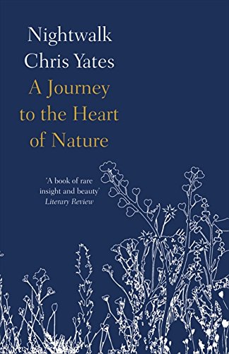 Book cover with dark blue background, white botanical line art, and gold and white text.