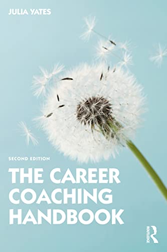 Book cover: “The Career Coaching Handbook” with a dandelion image.