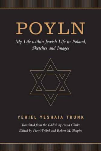 Book cover: "Poyln" with a Star of David and author’s name.