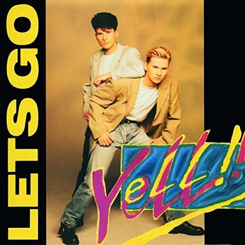 "CD cover featuring two young men posing together, with 'Let's Go Yell!' text."
