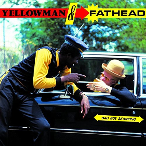 Album cover featuring two men in hats beside a classic car.