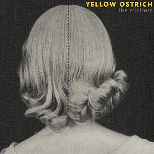 CD cover: grayscale image of a woman’s hair, split down the middle.