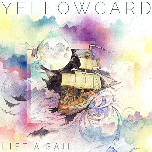 The image shows a CD cover featuring a ship with a full moon.