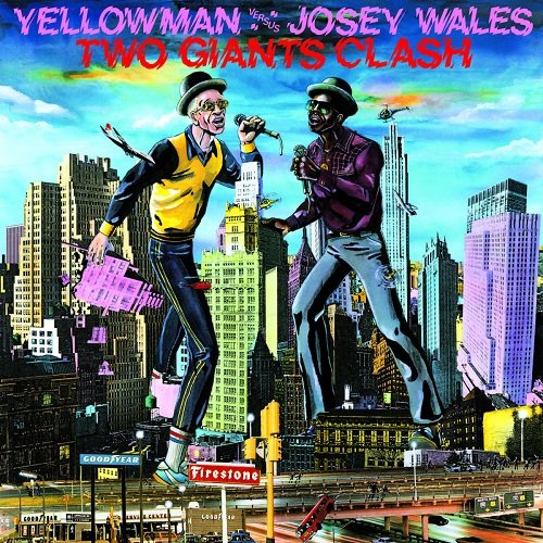 Album cover featuring Yellowman and Josey Wales standing amongst city buildings.
