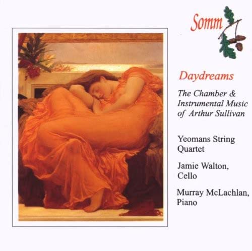 CD cover: reclining woman in orange dress, text listing musicians.