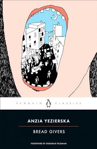 Book cover showing a stylized open mouth containing a line drawing of a city.