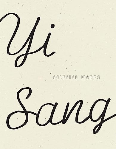 Book cover with handwritten title “Yi Sang: Selected Works” in black.
