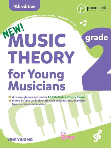 Music theory textbook cover, Grade 2, with piano keys and musical notes.