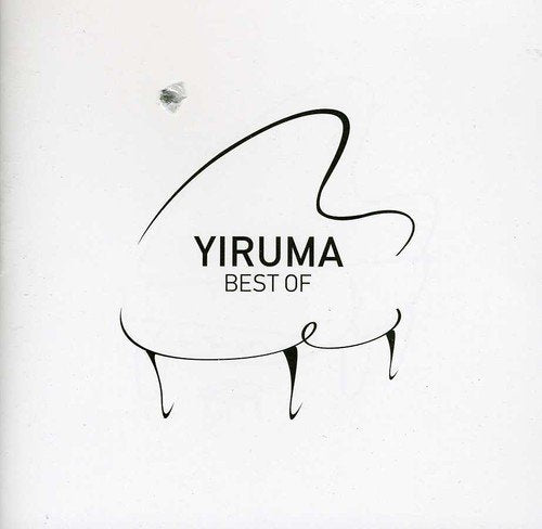 Yiruma "Best Of" CD cover with a minimalist piano line drawing.