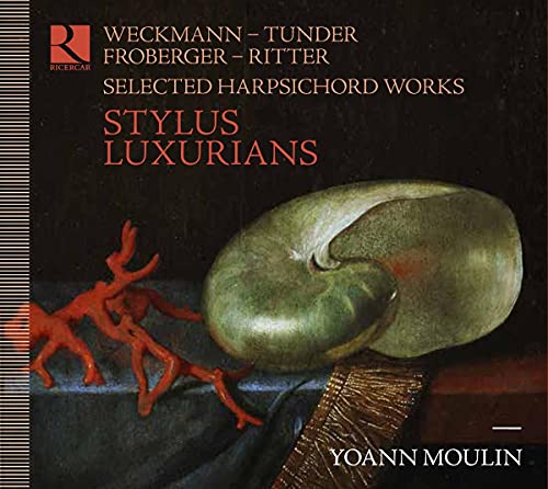 CD cover featuring a nautilus shell and red coral against a dark background.