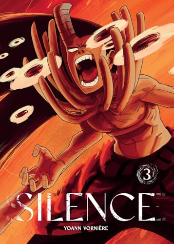A screaming character with horn-like protrusions on a vibrant, orange-toned comic book cover.
