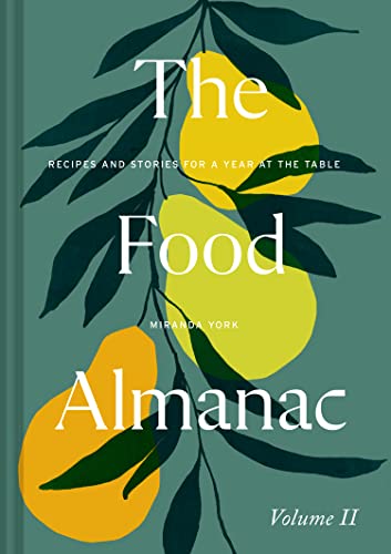 Book cover: "The Food Almanac: Volume Two" with lemons and leaves.