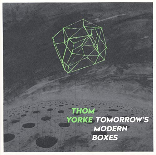CD cover: green geometric shape over a dark, textured background.