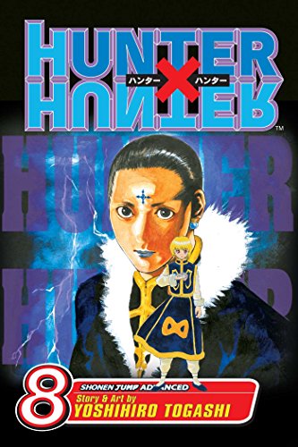 Manga cover featuring Chrollo Lucilfer and Kurapika with the Hunter x Hunter logo and number.