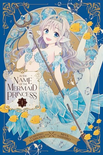 Manga cover featuring a blonde mermaid princess with a trident.