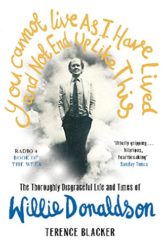 Book cover featuring a man in a suit with swirling, handwritten title text.