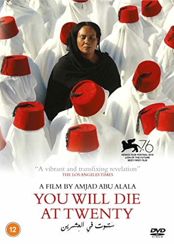 DVD cover for “You Will Die At Twenty” featuring a woman in black.
