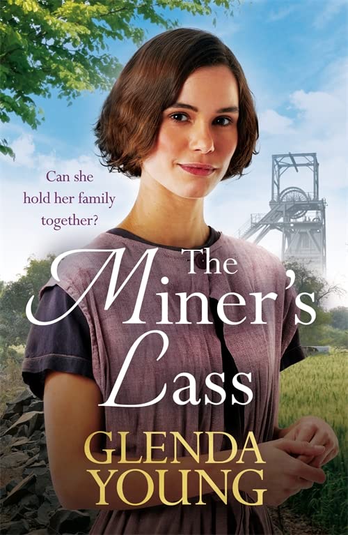 Book cover featuring a young woman with a mining headframe in background.