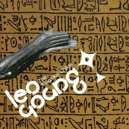 CD cover with hand, hieroglyphs, and stylized text reading "Young, Leo.