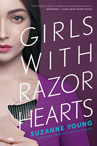 Book cover: young woman’s face fractured with a cracked heart design.