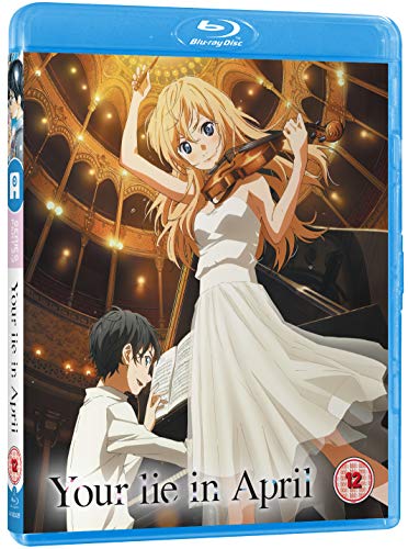 Blu-ray cover featuring a girl playing violin and a boy at a piano.
