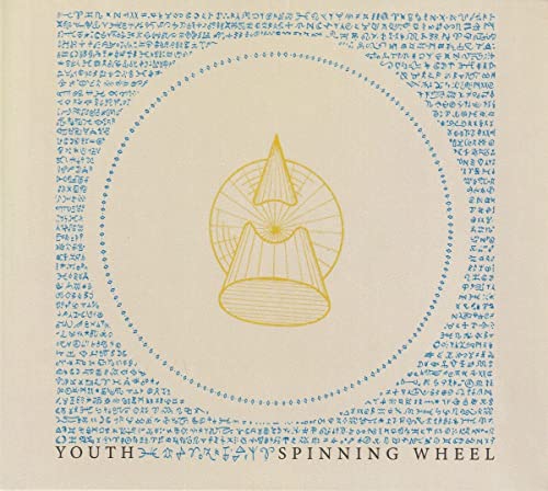 CD cover for “Youth - Spinning Wheel” with abstract yellow and blue design.