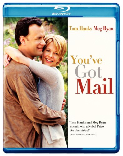 “You’ve Got Mail” Blu-ray cover featuring Tom Hanks and Meg Ryan embracing.