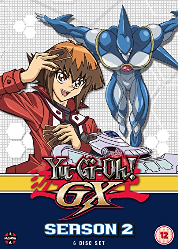 Yu-Gi-Oh! GX Season 2 DVD cover featuring Jaden Yuki and winged monster.