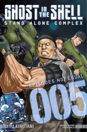 Ghost in the Shell manga volume 5 cover with armed figures.