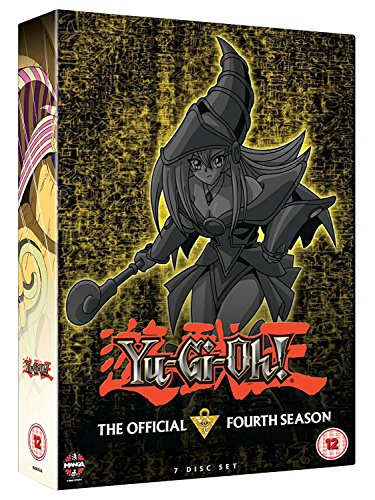 Yu-Gi-Oh! Season 4 DVD cover featuring Dark Magician and logo.