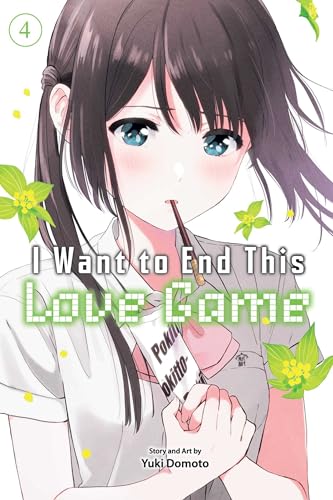 Manga volume 4 cover with a young woman drinking from a Pocky box.