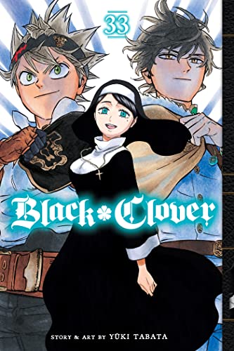 Manga cover featuring Asta, Sister Lily, and Yuno with the title Black Clover.