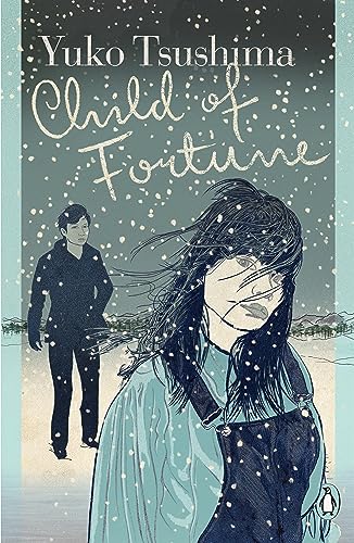Book cover: “Child of Fortune” with illustration of two figures in snow.