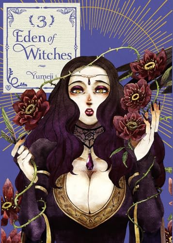 Cover of "Eden of Witches Volume 3" featuring a woman with dark hair and roses.