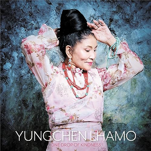 Yungchen Lhamo album cover featuring a woman in traditional clothing.
