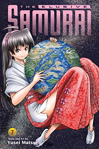 Manga cover: young woman holding a world globe, illustrated style.
