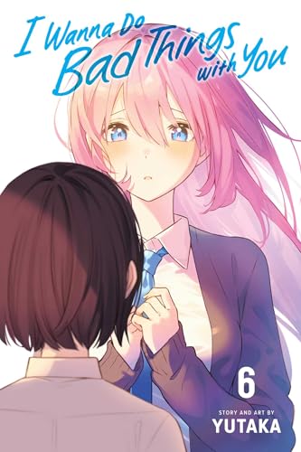 Manga cover: pink-haired woman and man in school uniforms, volume 6.
