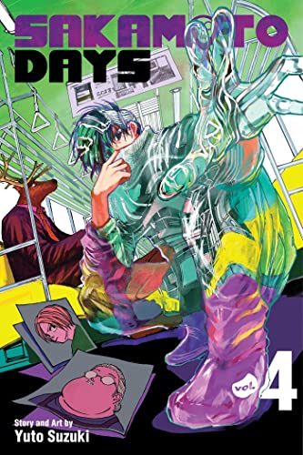 Manga cover featuring a character with a translucent body on a train.