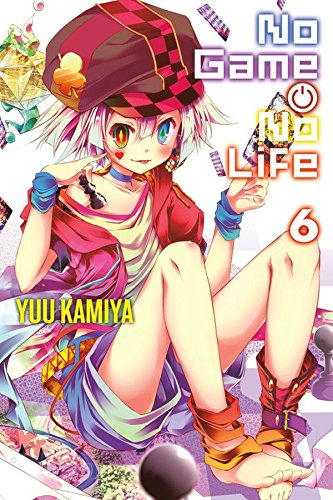 Anime-style character with multicolored eyes wearing a checkered hat on a book cover.
