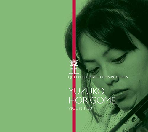 CD cover featuring Yuzuko Horigome, a violinist, in sepia tones.