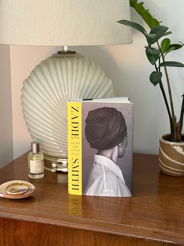 Book "Dead and Alive" by Zadie Smith with a woman in a headwrap.