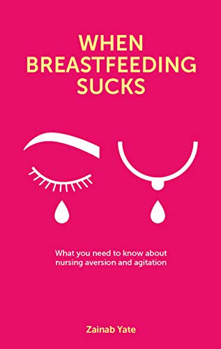 Book cover with pink background, white text, and stylized crying eye illustration.