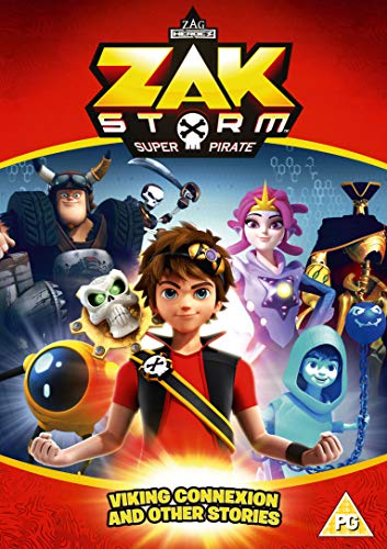 Zak Storm DVD cover featuring the main character and his crew against red background.