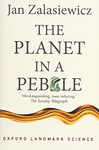 Book cover for The Planet in a Pebble with a green stone replacing the O.